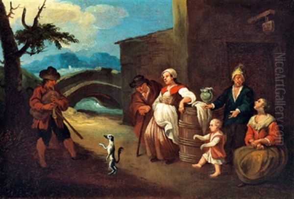 Un Zampognaro Fa Ballare Un Cagnolina - view 1