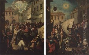 Il Miracolo Del Ss. Sacramento A Torino: La Caduta Dell'asina by Giovanni Michele Graneri