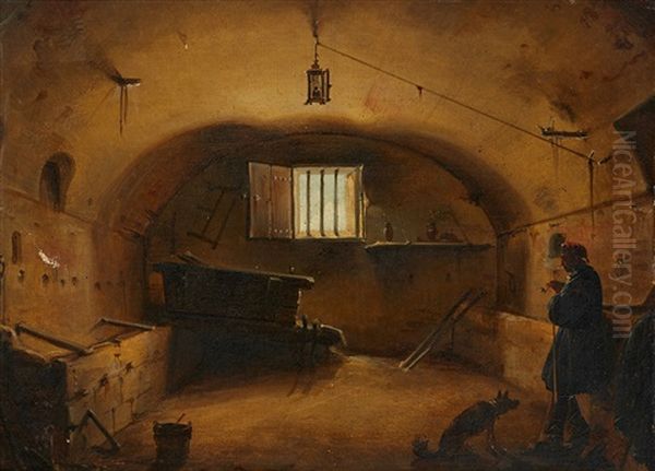 L'interieur D'un Cellier - view 1