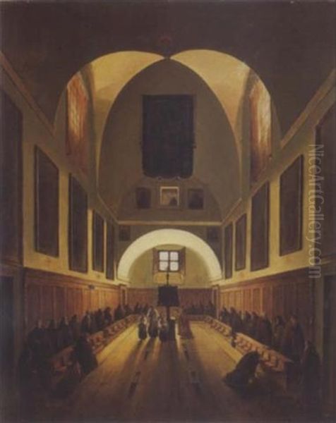 Le Choeur De L'eglise Des Capucins De La Place Barberini A Rome - view 1