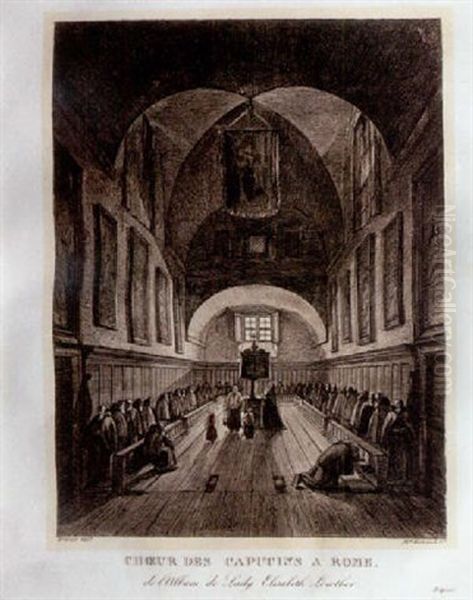 L'interieur Du Couvent De La Place Barberini A Rome - view 1