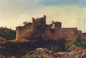 Paysage Avec Ruines by Francois Marius Granet