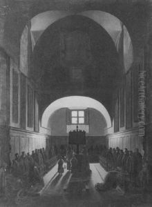 Monks In The Capuchin Chapel, Rome Monks In The Capuchin Chapel, Rome