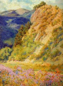 Touch-me-not Mountain, Ute Park, New Mexico by Blanche Chloe Grant
