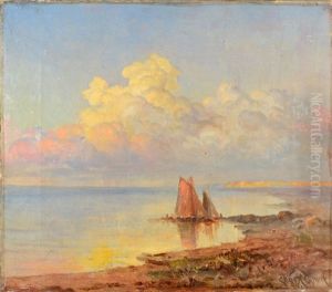 California Coastal Scene by Charles Henry Grant