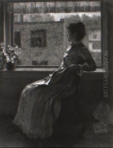 Seated Woman By A Window by Clement Rollins Grant