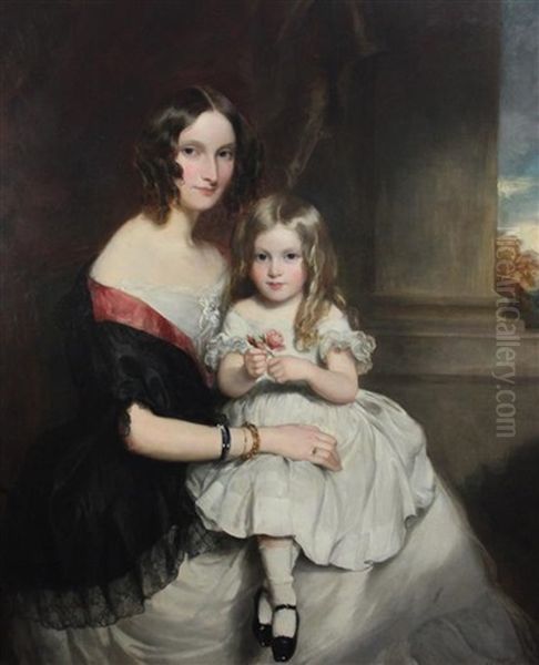 Portrait Of Maria, Lady Lechmere And Her Daughter, Louisa - view 1
