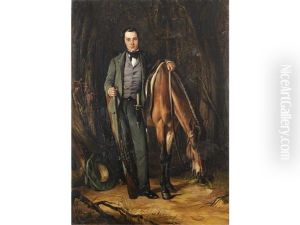 Portrait Of George Hay, Earl Of Gifford (1822-1862) by Sir Francis Grant