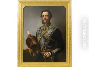 Portrait Of Sir Henry Bouverie Poulet St. John Midmay, 5th Bt. (1810-1902)