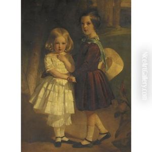 Portrait Of The Durham Sisters by Sir Francis Grant