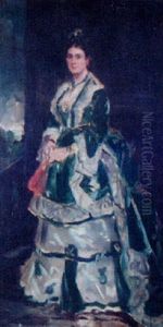 Portrait Of Baroness Albert Grant by Sir Francis Grant