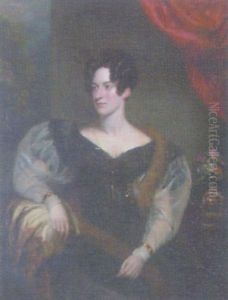 Portrait Of Lady Mary Ann Curtis, Wife Of Sir William Curtis, The Lord Mayor Of London by Sir Francis Grant