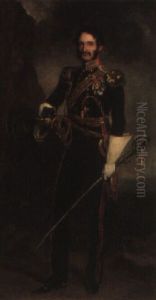 Portrait Of General Sir Horace Grant by Sir Francis Grant