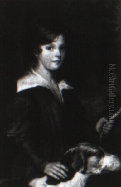 Portrait Of The Artist's Nephew, Charles, With His Dog - view 1