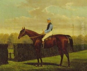 "passedix", A Brown Racehorse With Jockey Up