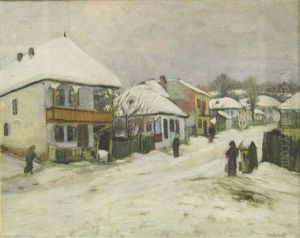 Winter Landscape by Nicolae Grant