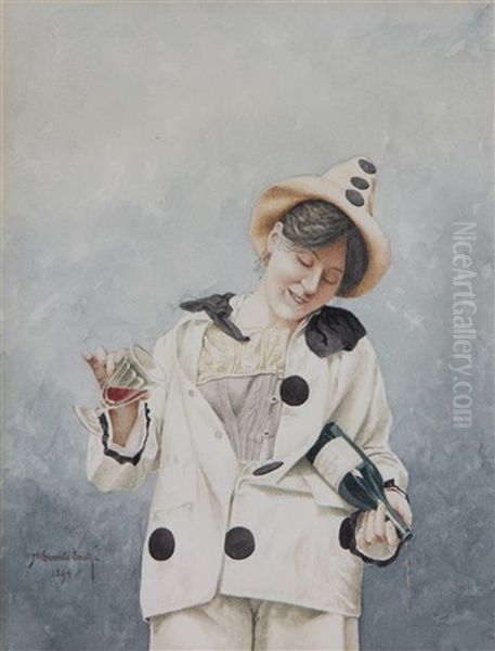 Tipsy Harlequin Girl - view 1