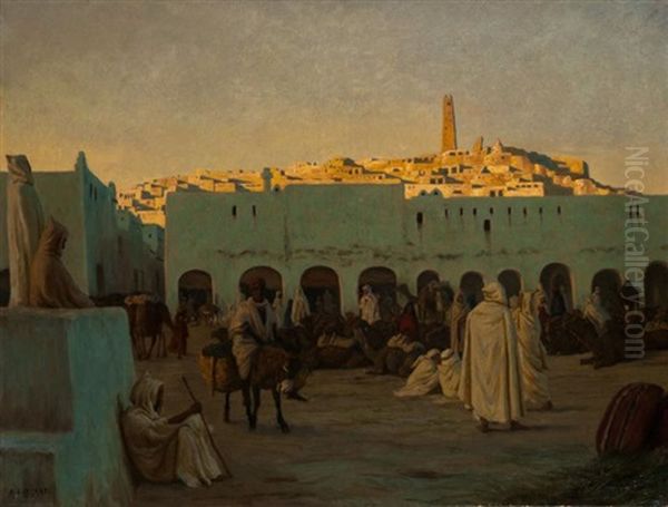 Scene De Marche A Ghardaia - view 1