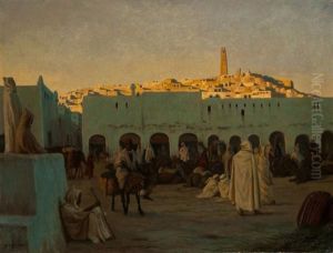 Scene De Marche A Ghardaia