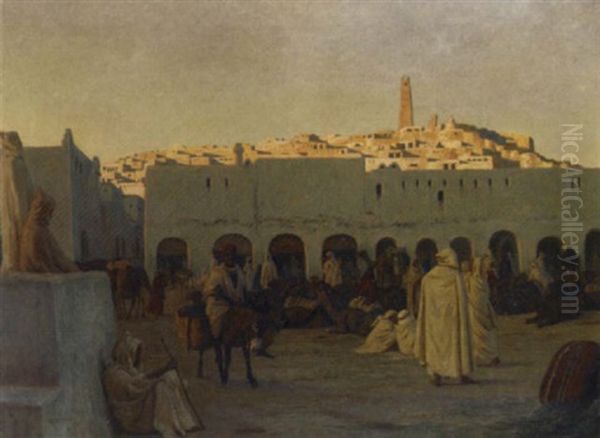 Oriental Market At Ghardaia - view 1