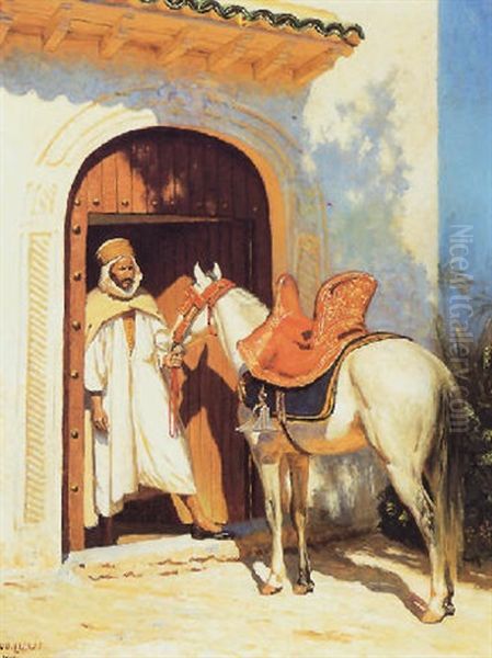 Arabier Met Zijn Paard - view 1