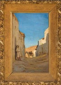 Arabische Gasse by August-Jean-Francois-Jean-Baptiste le Gras