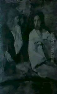 Christus Und Die Ehebrecherin by Ernst Heinrich Graeser