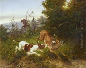 Hunde Reisen Rehbock by Otto Grashey
