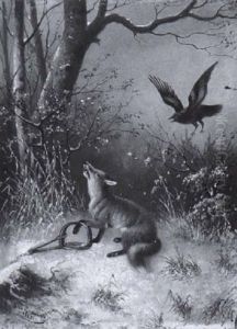 Fuchs Im Fangeisen by Otto Grashey