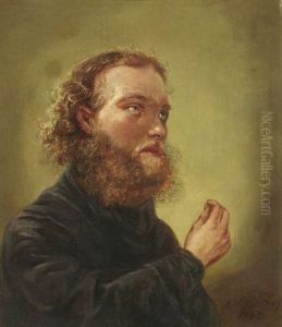 Portrat Des Diakon Simon Petrowitsch by Otto Grashof