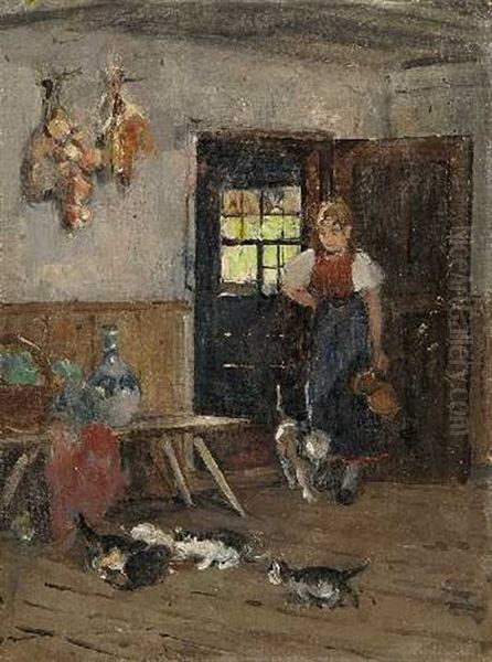 Katzenfutterung (sketch) - view 1