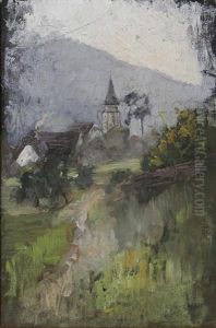 Kirche In Glottertal by Franz Graessel