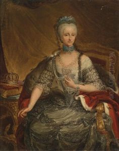 Bildnis Der Konigin Maria Antonia (antoinette) Fernanda Von Sardinien, Herzogin Von Savoyen, Infantin Von Spanien (1729-1785) by Amadeo Grassi