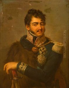 Portrait Du Prince Josef Antoni Poniatowski by Giuseppe or Josef Grassi