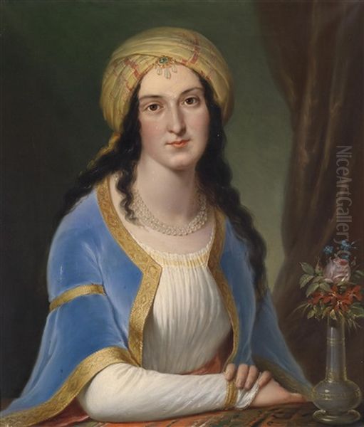 Bildnis Einer Einen Turban Tragenden Dame - view 1