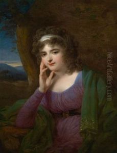 Bildnis Der Eleonore Freifrau Sorgel Von Sorgenthal, Geb. Grafin Von Seeau by Giuseppe or Josef Grassi