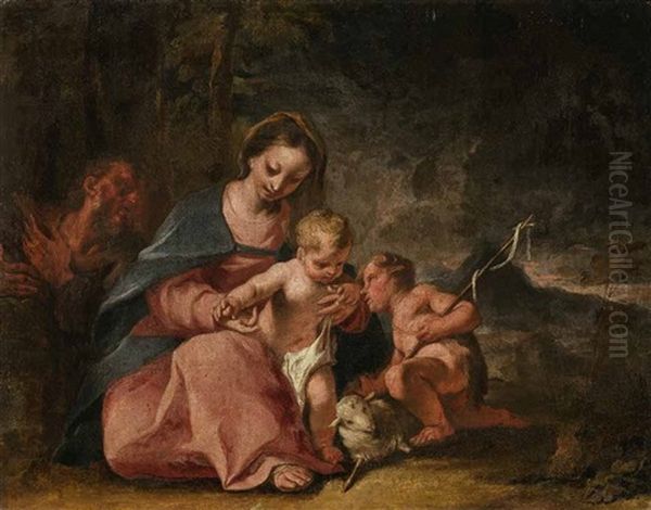 Heilige Familie Mit Johannesknaben - view 1