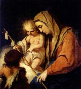 Madonna Con Bambino E San Giovannino