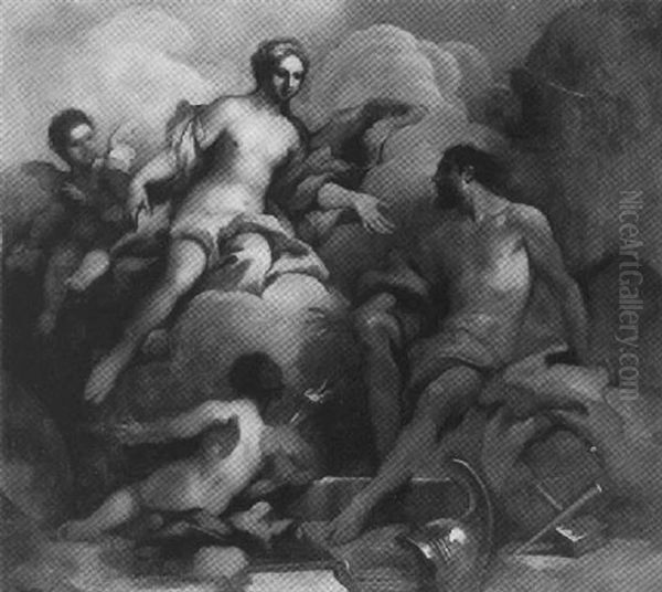Venus Demandant Les Armes A Vulcain - view 1