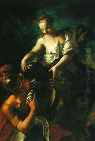 Venus Giving Armour To Aeneas - view 1