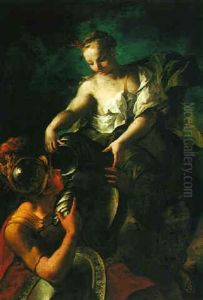 Venus Giving Armour To Aeneas