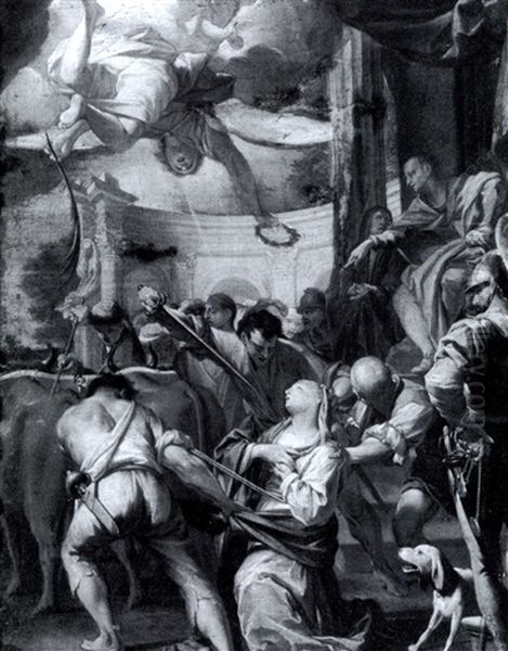 "the Martyrdom Of St. Lucy" - view 1