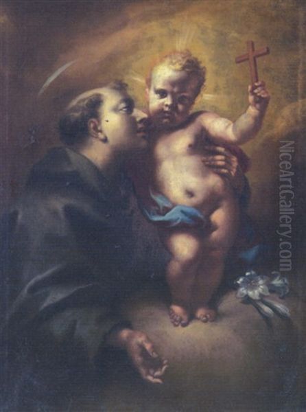 Der Hl. Antonius Mit Dem Segnenden Jesusknaben - view 1
