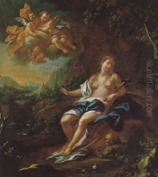 Die Busende Magdalena In Einer Landschaft - view 1