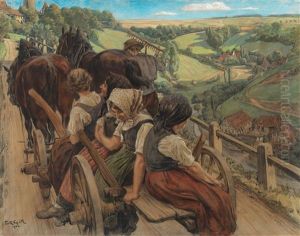 Returning Home From Harvesting
