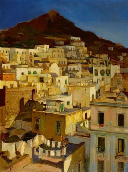 View Of A Mountain City - view 1