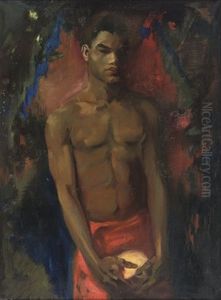 Young North African Man Posing by Gerardus Hendrik Grauss