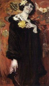 Portrait Of A Woman by Gerardus Hendrik Grauss