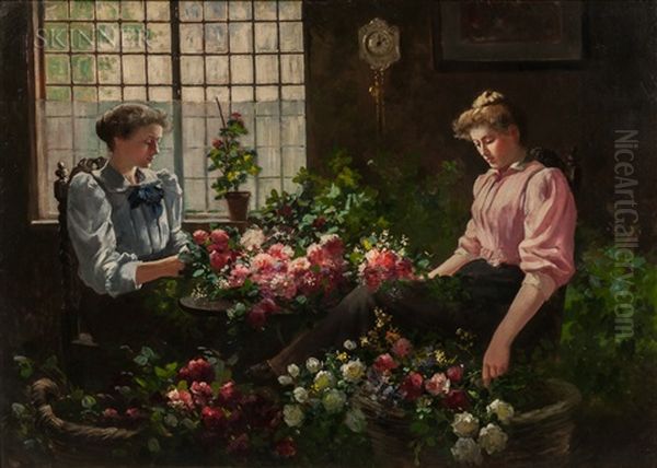Arranging The Flowers - view 1