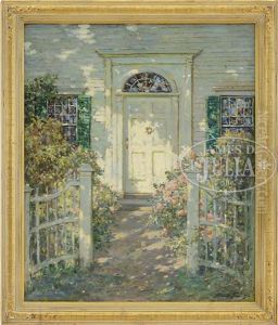 Doorway In Gloucester Mass by Abbott Fuller Graves
